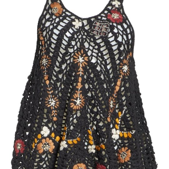 SOLD! Free People Last Rose Embroidered Tank - Picture 6 of 6